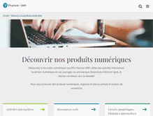 Tablet Screenshot of numerique.pearsonerpi.com